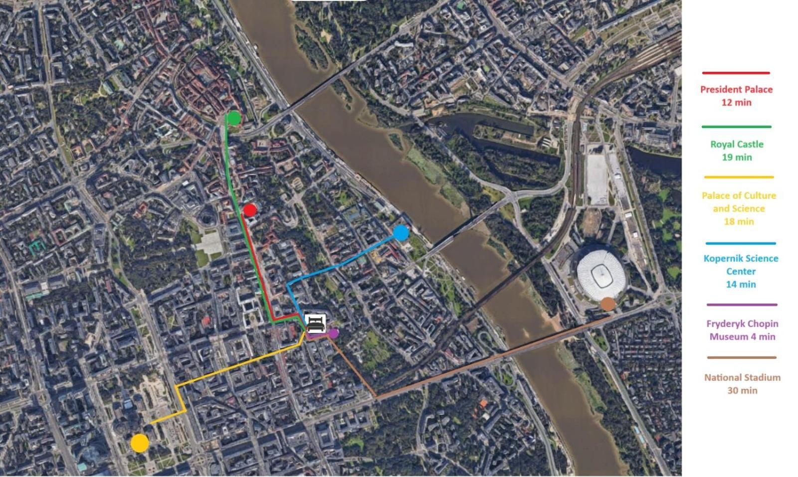 Apartmán Luxury Living Kopernik Varšava Exteriér fotografie
